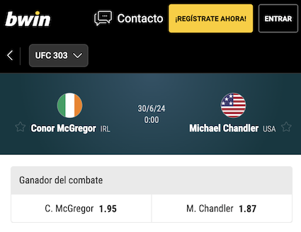 prediccion ufc 303 mcgregor vs chandler